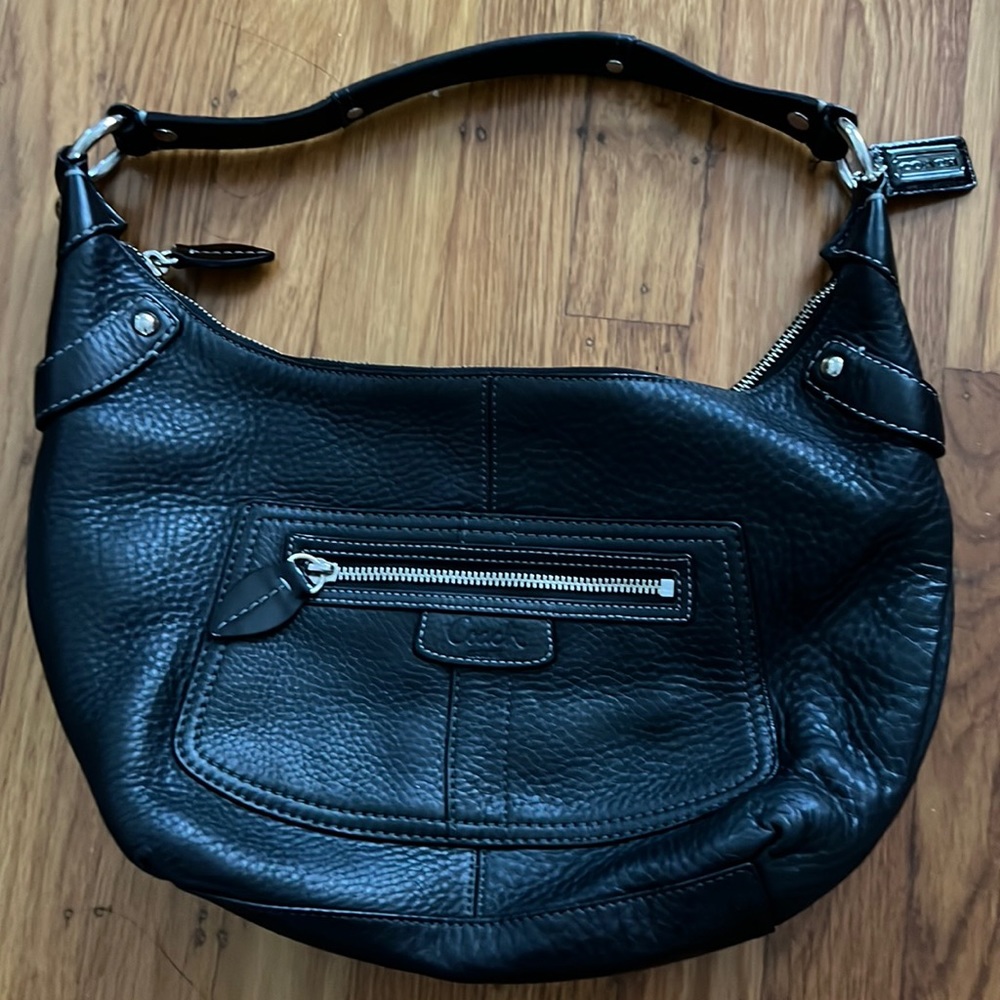 EUC Coach black hobo bag